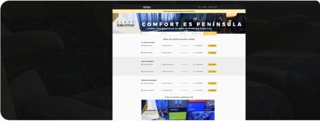 Peninsula Ejecutivo project interface