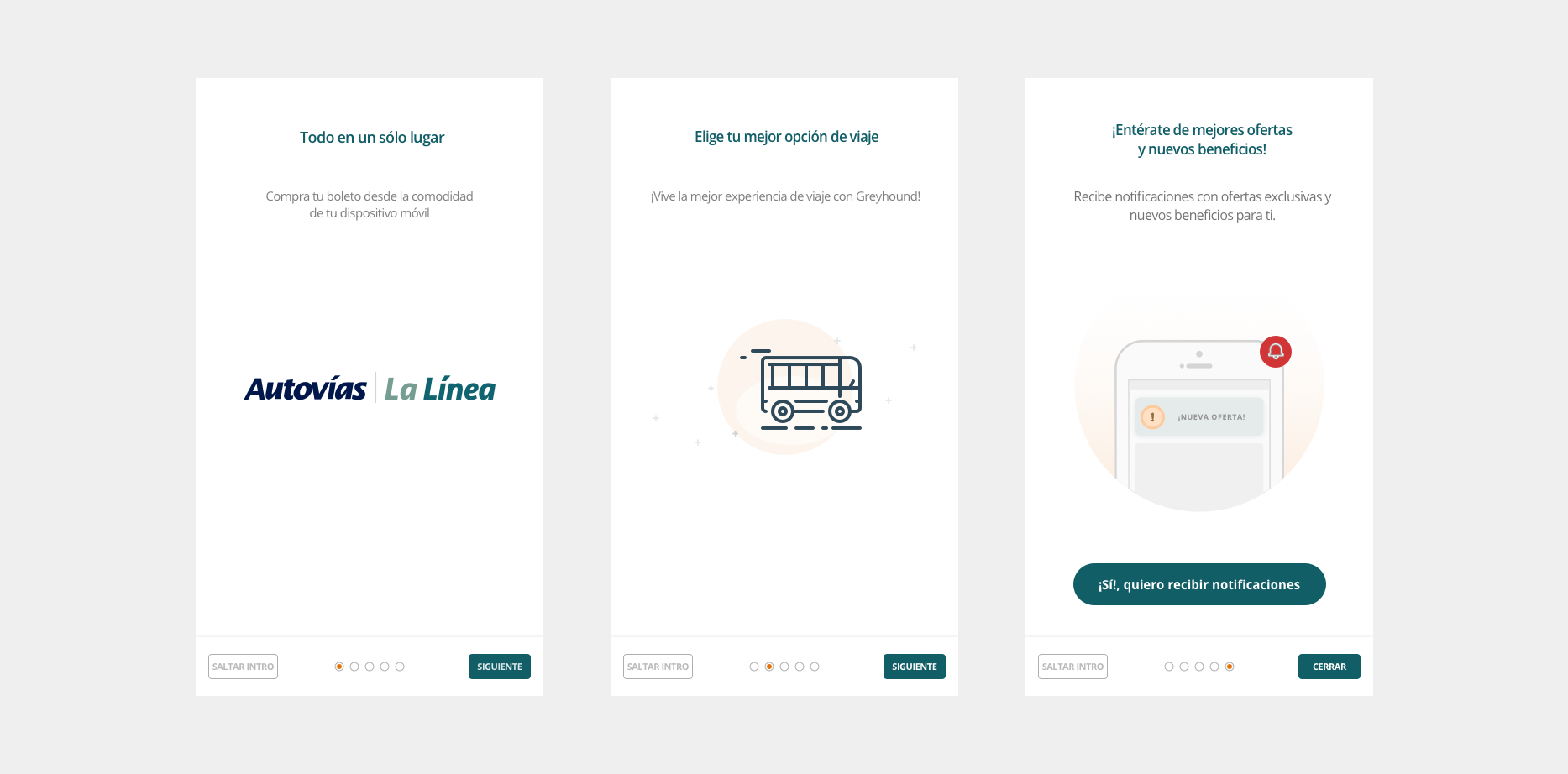 Previous GHO Autovias onboarding